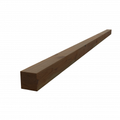 Brown 75mm (3") Wooden Posts